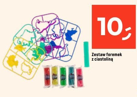 Zestaw foremek z ciastoliną promocja w Dealz