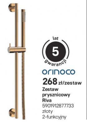 Zestaw prysznicowy Riva promocja w Castorama