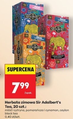 Herbata zimowa miód i cytryna promocja w Biedronka