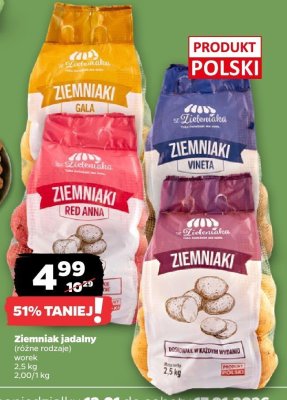 Ziemniak jadalny 2,5 g, różne rodzaje promocja w Netto
