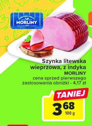 Szynka z indyka Morliny promocja