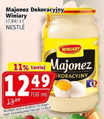 Majonez Dekoracyjny Winiary Nestlé promocja w Prim Market