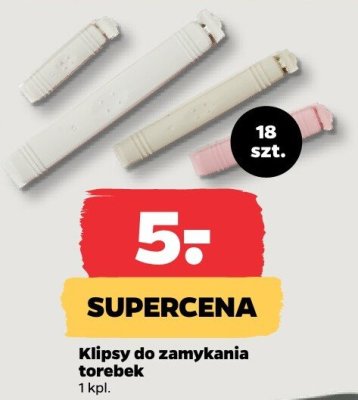 Klipsy do zamykania torebek promocja w Netto
