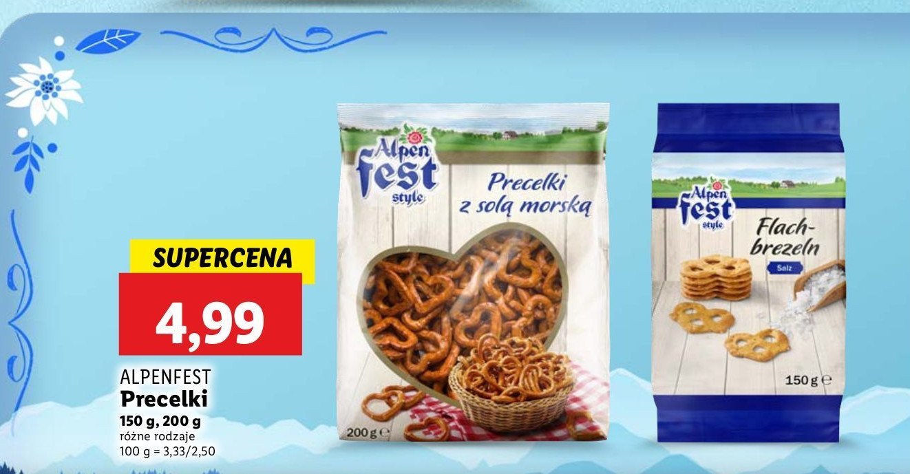 Precle z sol膮 Alpen fest promocja