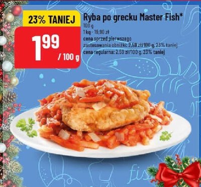 Ryba po grecku Master Fish promocja w POLOmarket