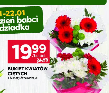 Bukiet kwiatów promocja w Stokrotka