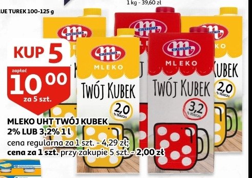 Mleko 2% Mlekovita twój kubek promocja