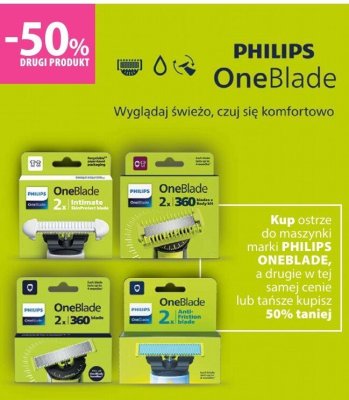 Ostrza do maszynki PHILIPS OneBlade promocja w Hebe