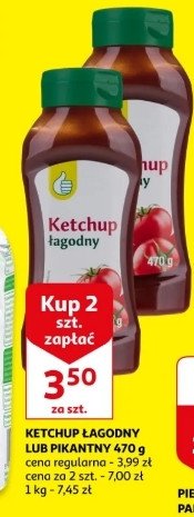 Ketchup pikantny Podniesiony kciuk promocja
