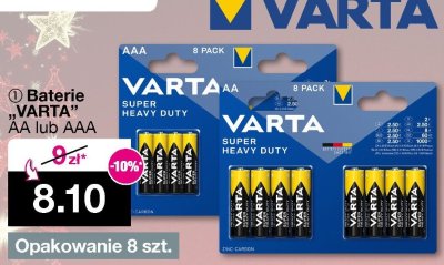 Baterie VARTA AA lub AAA promocja w Woolworth