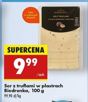 Ser z truflami Biedronka promocja