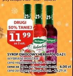 Syrop wiśnia Herbapol promocja