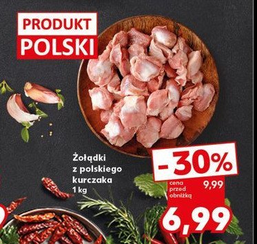 Żołądki z kurczaka promocja