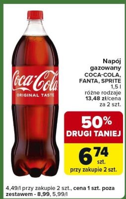 Cola promocja w Carrefour Express