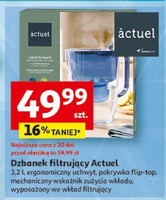 Dzbanki filtrujące Actuel 3.2 L promocja w Auchan