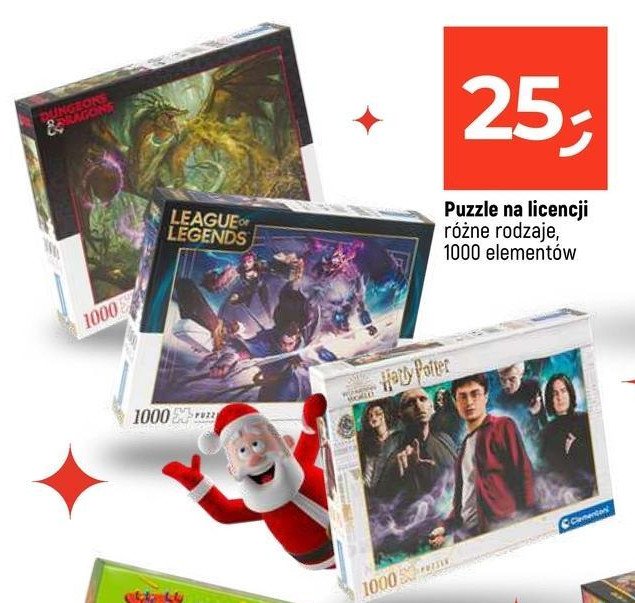 Puzzle harry potter 1000 el. Clementoni promocja w Dealz