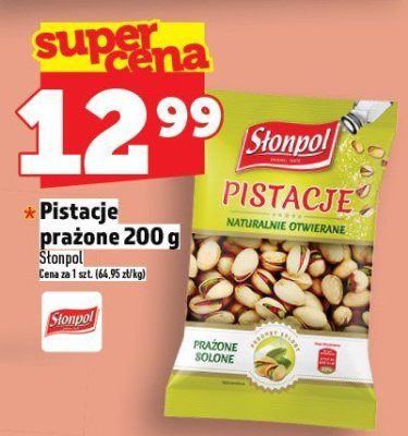 Pistacje prażone 200 g promocja w TOPAZ