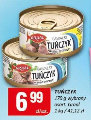 Tuńczyk 170g wybrany asort. Graal promocja w Chorten