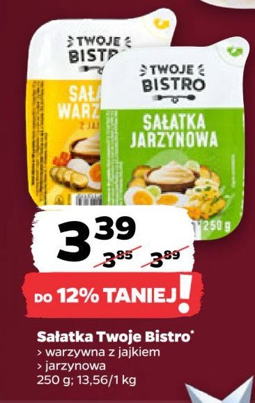 Sałatka jarzynowa TWOJE BISTRO promocja