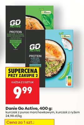 Danie Go Active 400g kurczak z puree marchewkowym promocja w Biedronka