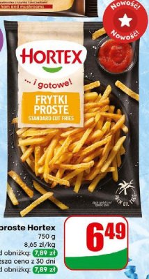 Frytki proste  promocja w Dino