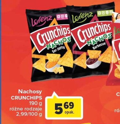 Chipsy nachos chili Crunchips Crunchips lorenz promocja
