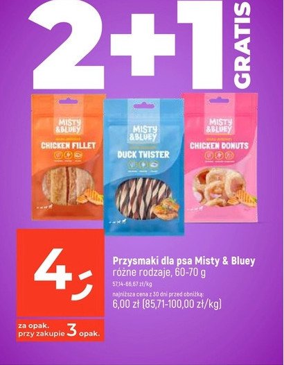 Przysmak dla psa chicken donuts Misty & bluey promocja