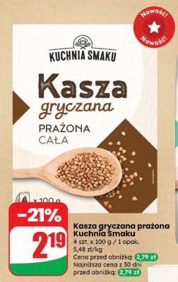 Kasza gryczana prażona Kuchnia Smaku promocja w Dino