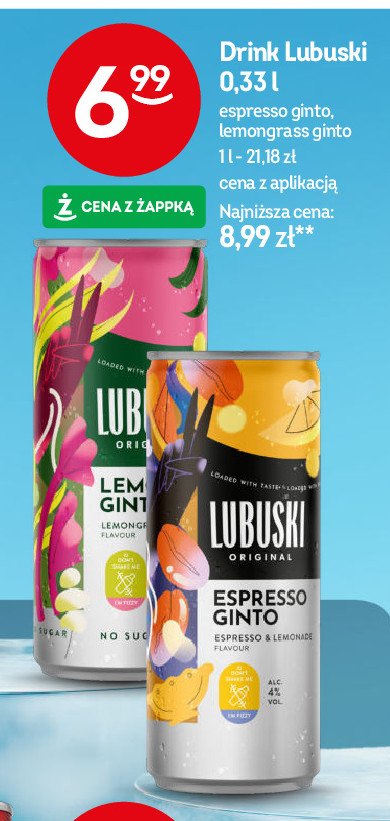 Drink lemongrass ginto Lubuski promocja