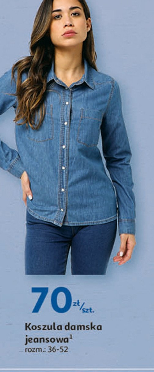 Koszula jeansowa damska Auchan inextenso promocja