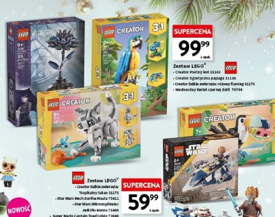 Zestaw LEGO Wednesday Kwiat czarnej dalii 76784 promocja w Intermarche