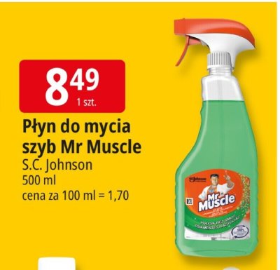 Płyn do mycia szyb Mr Muscle S.C. Johnson promocja w Leclerc