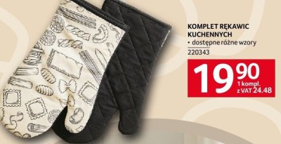 Komplet rękawic kuchennych promocja w Selgros