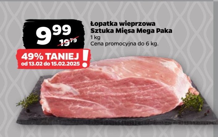 Łopatka wieprzowa bez kości SZTUKA MIĘSA NETTO promocja