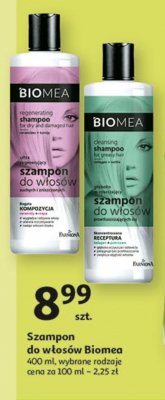 Szampon do włosów przetłuszczających się Biomea Farmona promocja