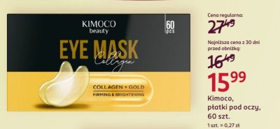Płatki pod oczy collagen + gold, 60 szt. promocja w Rossmann