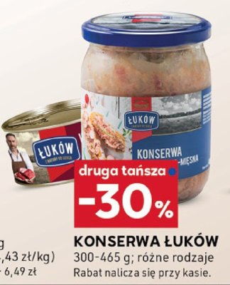 Konserwa ŁUKÓW promocja w Stokrotka