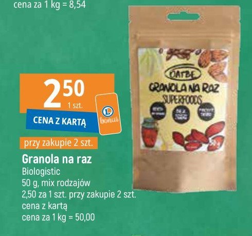 Granola na raz superfoods promocja