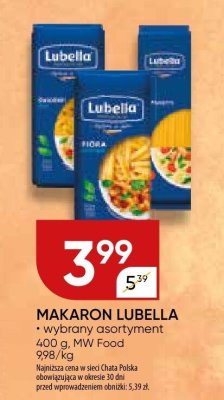 Makaron LUBELLA wybrany asortyment promocja w Chata Polska