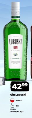 Gin Lubuski promocja w Netto