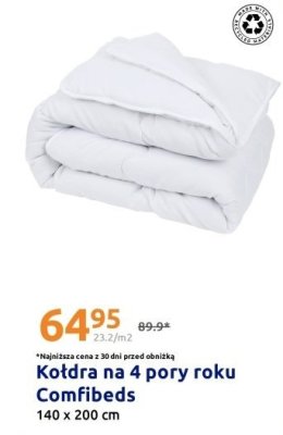 Kołdra na 4 pory roku 140 x 200 cm promocja w Action