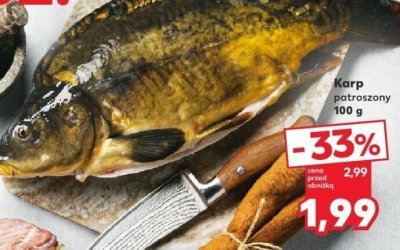 Karp patroszony 100 g promocja w Kaufland