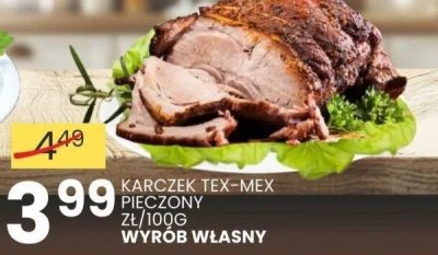 Karczek Tex-Mex pieczony zł/100g wyrób własny promocja w Wafelek