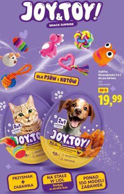 Niespodzianka 2 w 1 dla kota promocja w Lidl