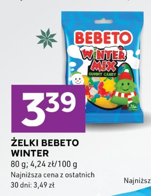 Żelki Bebeto Winter promocja w Stokrotka