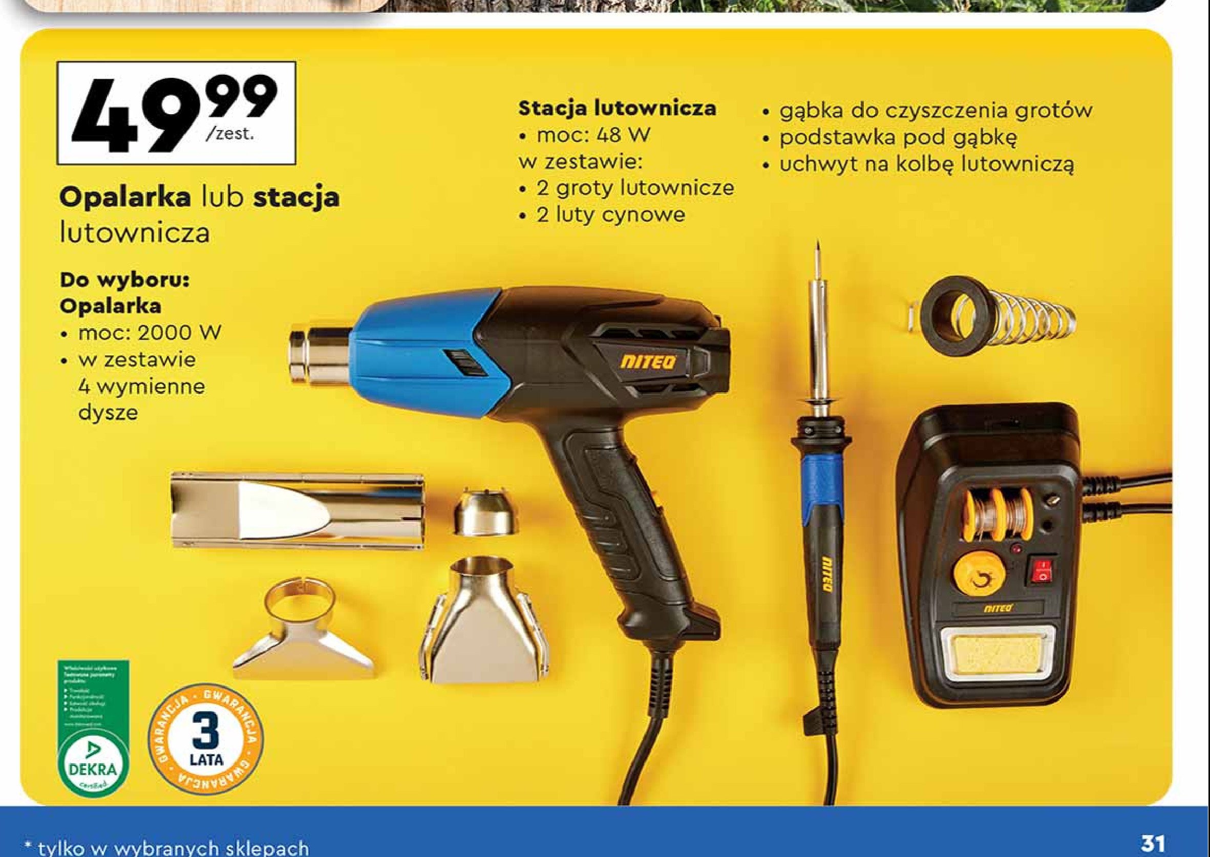 Stacja lutownicza 48 w Niteo tools promocja