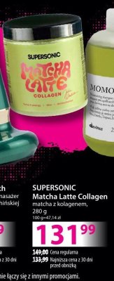 Matcha SUPERSONIC Matcha Latte Collagen z kolagenem promocja w Hebe