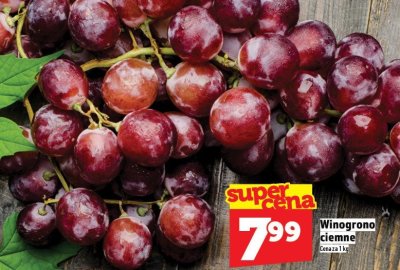 Winogrona ciemne promocja w TOPAZ