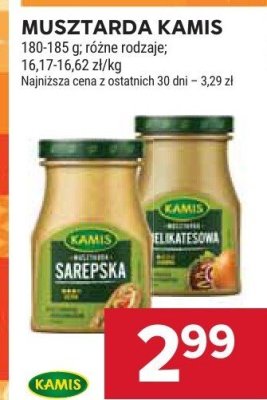 Musztarda Kamis różne rodzaje promocja w Stokrotka