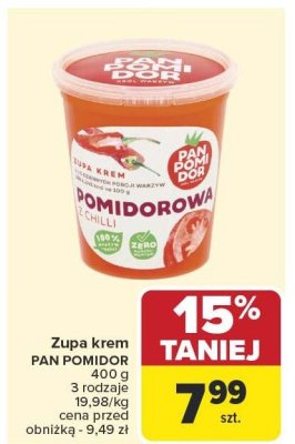 Zupa krem PAN POMIDOR promocja w Carrefour